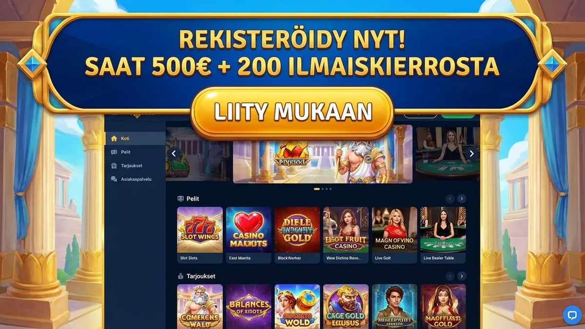 Rekisteröidy bonuksella