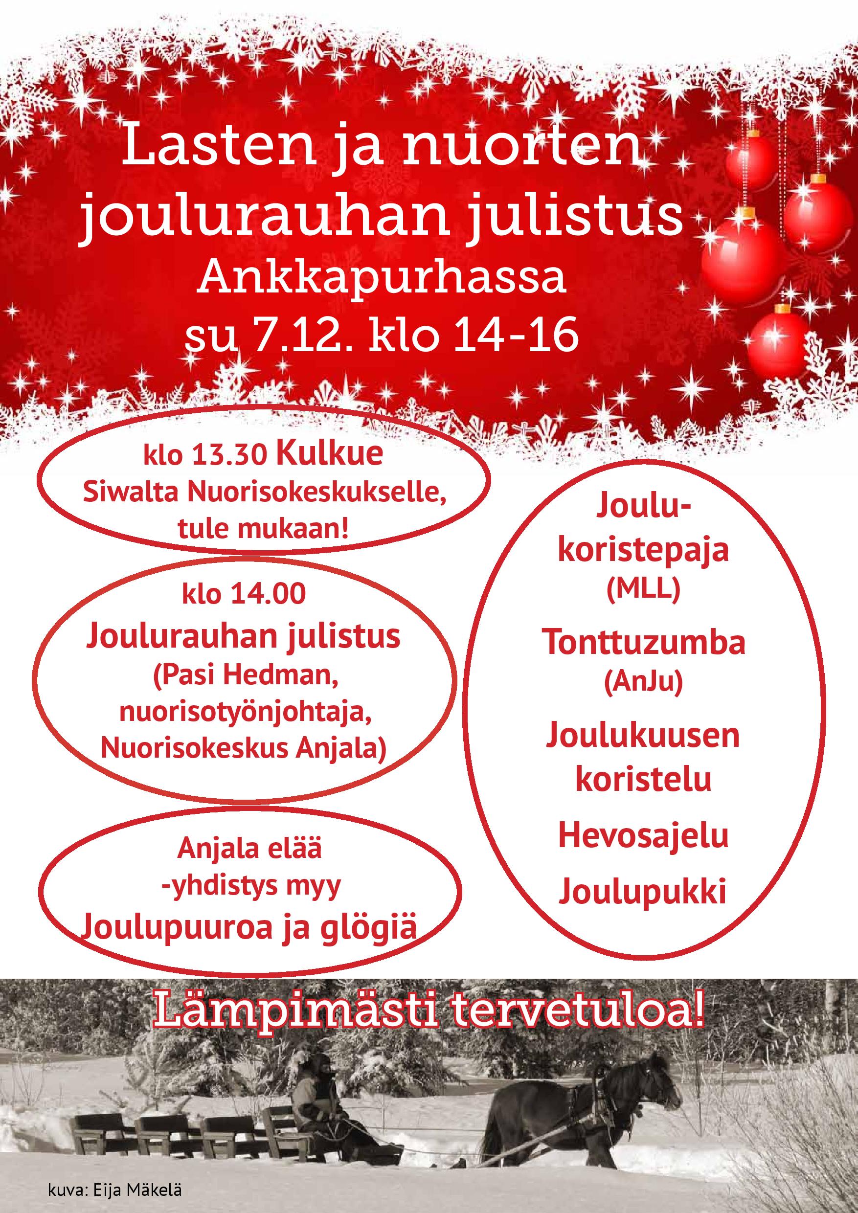 Joulurauhan julistus 2014